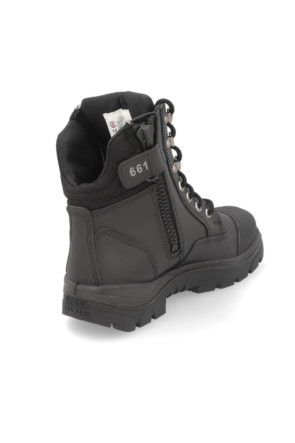 מגף בטיחות Southern Cross עם כיפת מגן - S3 SRC STEEL BLUE