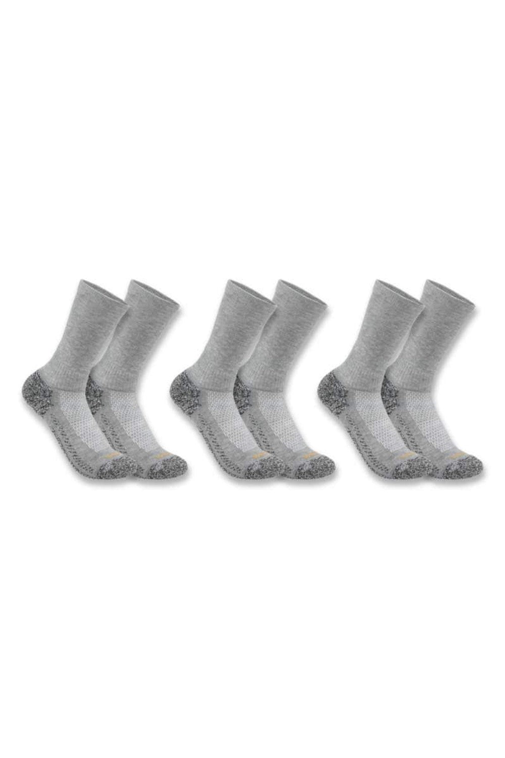 מארז 3 זוגות גרביים Force לנשים - אפור CARHARTT