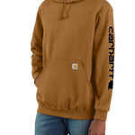 קפוצ'ון עם לוגו שרוול בגזרת Loose - חום CARHARTT