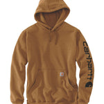 קפוצ'ון עם לוגו שרוול בגזרת Loose - חום CARHARTT