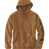 קפוצ'ון עם לוגו שרוול בגזרת Loose - חום CARHARTT