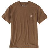 טישירט עם כיס ולוגו - חום CARHARTT