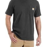 טישירט עם כיס ולוגו - אפור CARHARTT