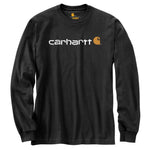טישירט שרוול ארוך עם לוגו קדמי - שחור CARHARTT