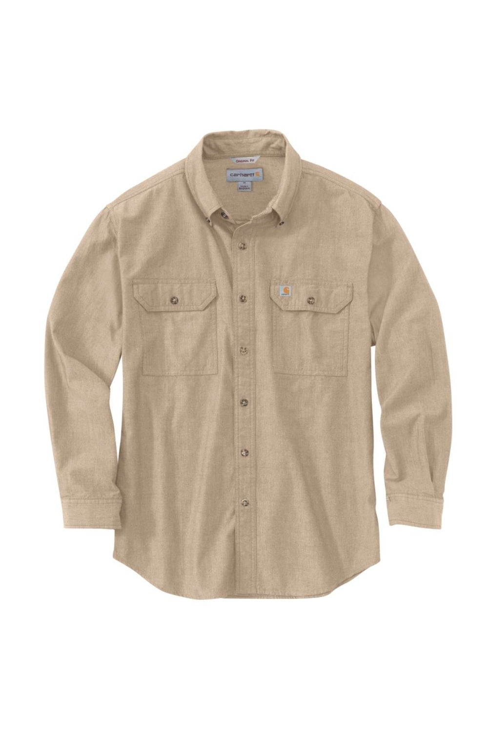 חולצת עבודה מכופתרת - חאקי CARHARTT