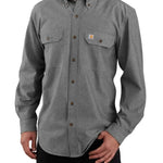 חולצת עבודה מכופתרת - אפור CARHARTT