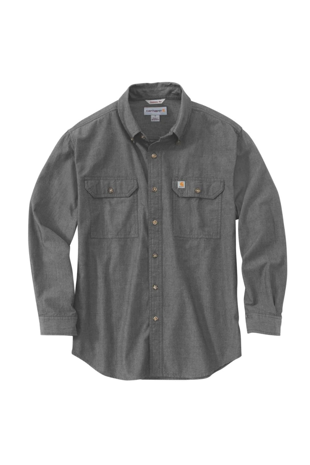 חולצת עבודה מכופתרת - אפור CARHARTT