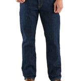 מכנסי ג'ינס ®RUGGED FLEX בגזרת Relaxed - כחול כהה
