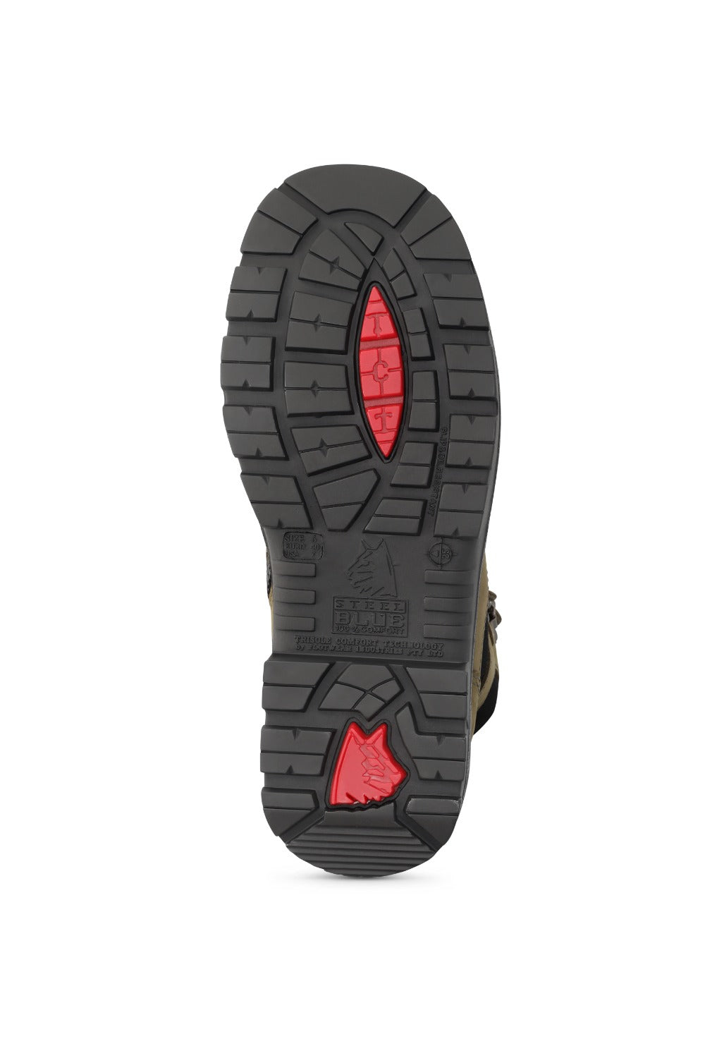 נעלי עבודה פארקס ללא מגן O2 SRC - ירוק STEEL BLUE
