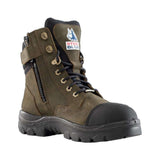 נעלי עבודה Southern Cross Zip ללא מגן O2 SRC - חום STEEL BLUE