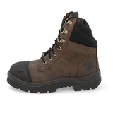 נעלי עבודה Southern Cross Zip ללא מגן O2 SRC - חום STEEL BLUE