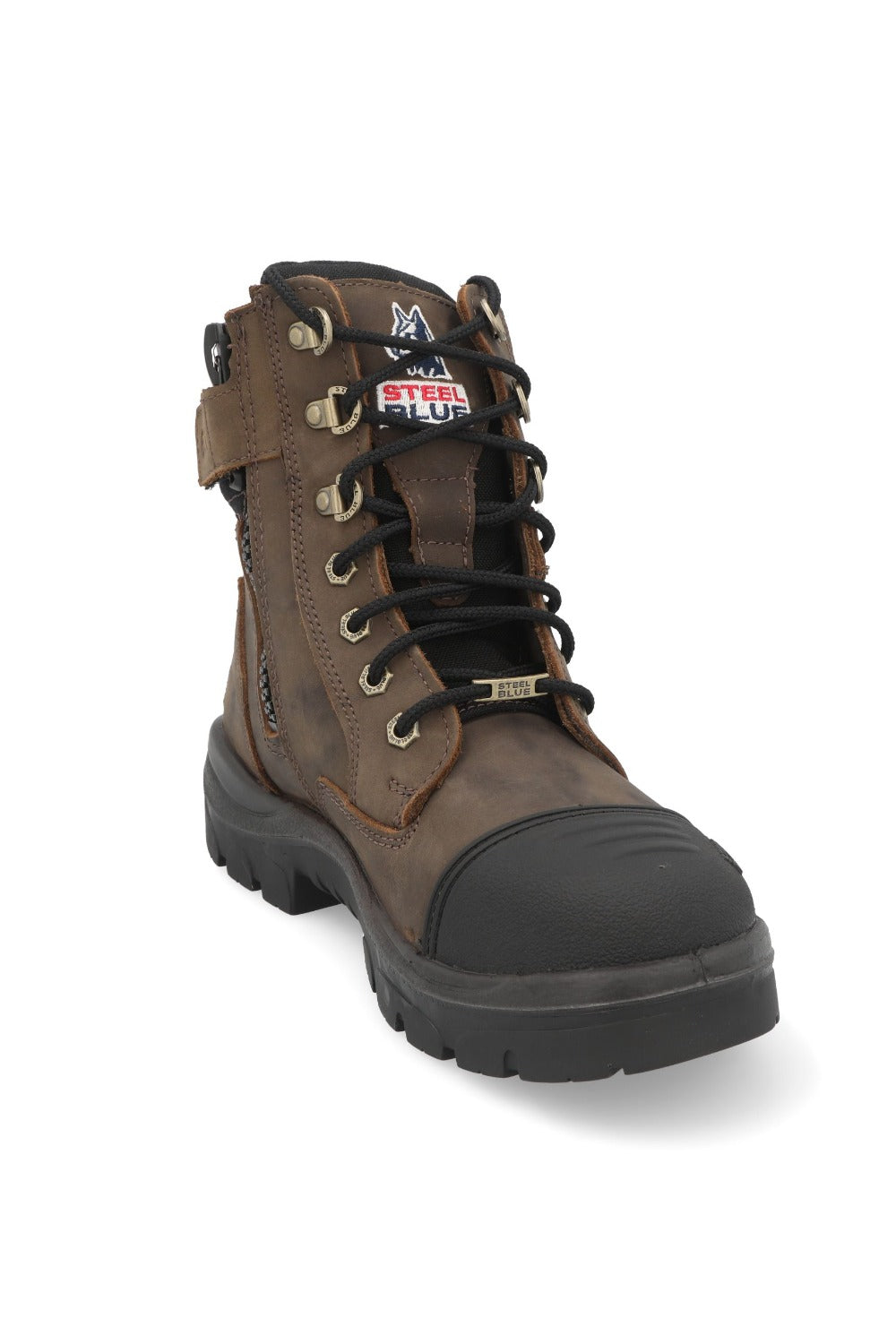 נעלי עבודה Southern Cross Zip ללא מגן O2 SRC - חום STEEL BLUE