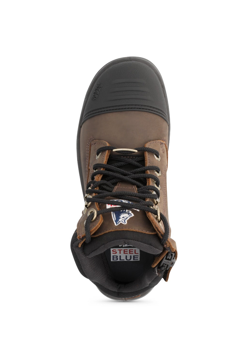 נעלי עבודה Southern Cross Zip ללא מגן O2 SRC - חום STEEL BLUE