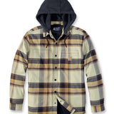 חולצת קפוצ'ון פלאנל - צהוב CARHARTT