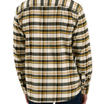חולצת גברים משובצת פלאנל RUGGED FLEX® - צהוב CARHARTT