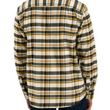 חולצת גברים משובצת פלאנל RUGGED FLEX® - צהוב CARHARTT