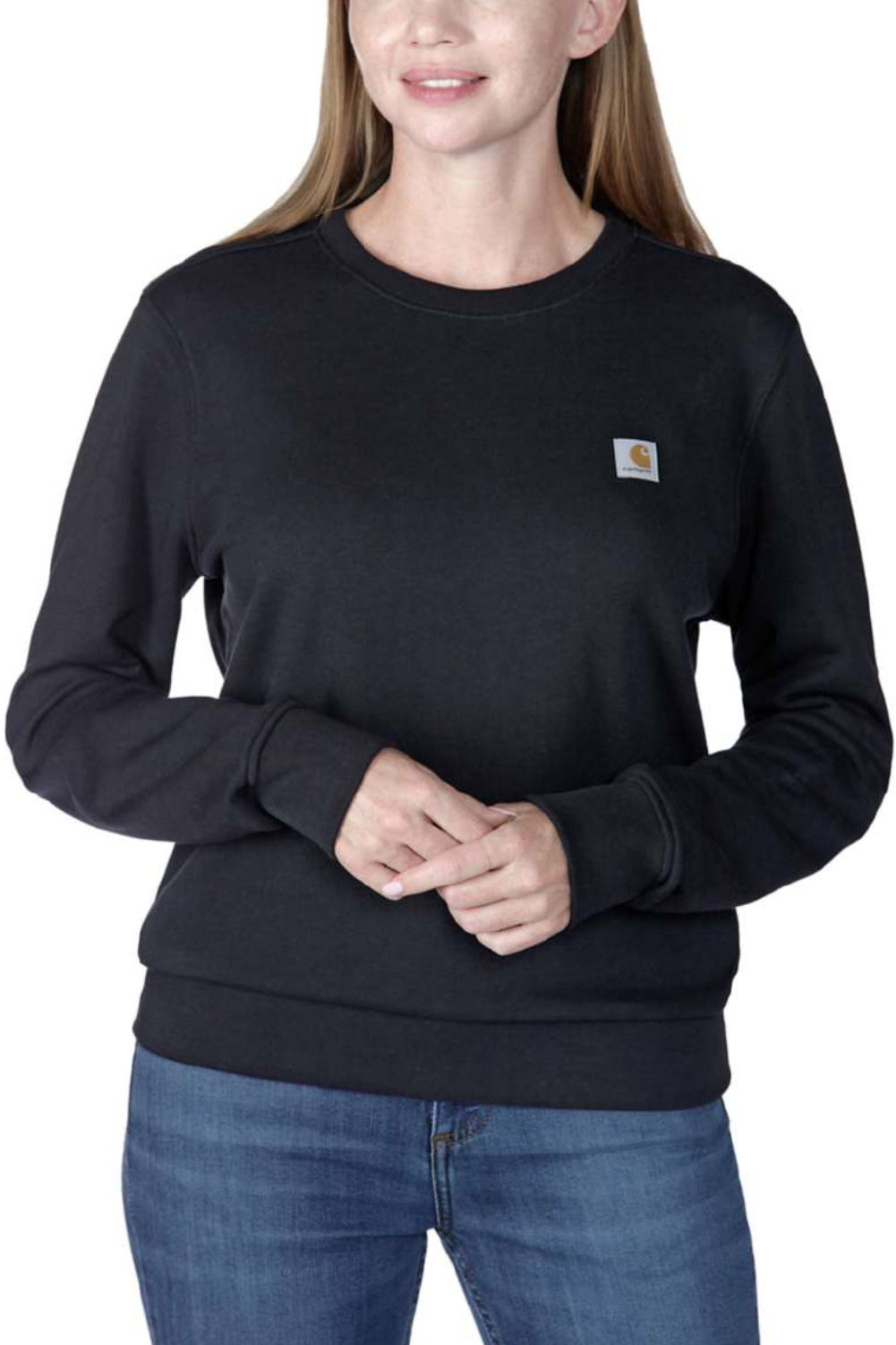 סווטשירט מבד משולב French Terry לנשים CARHARTT