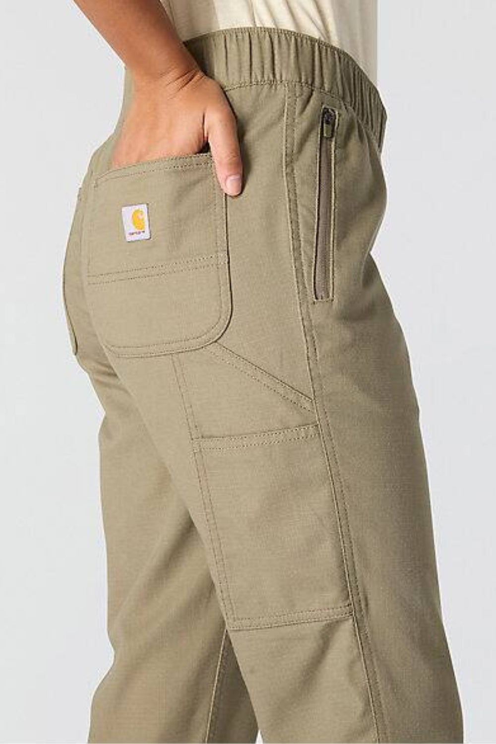 מכנסי עבודה לנשים CARHARTT FORCE™ - זית CARHARTT