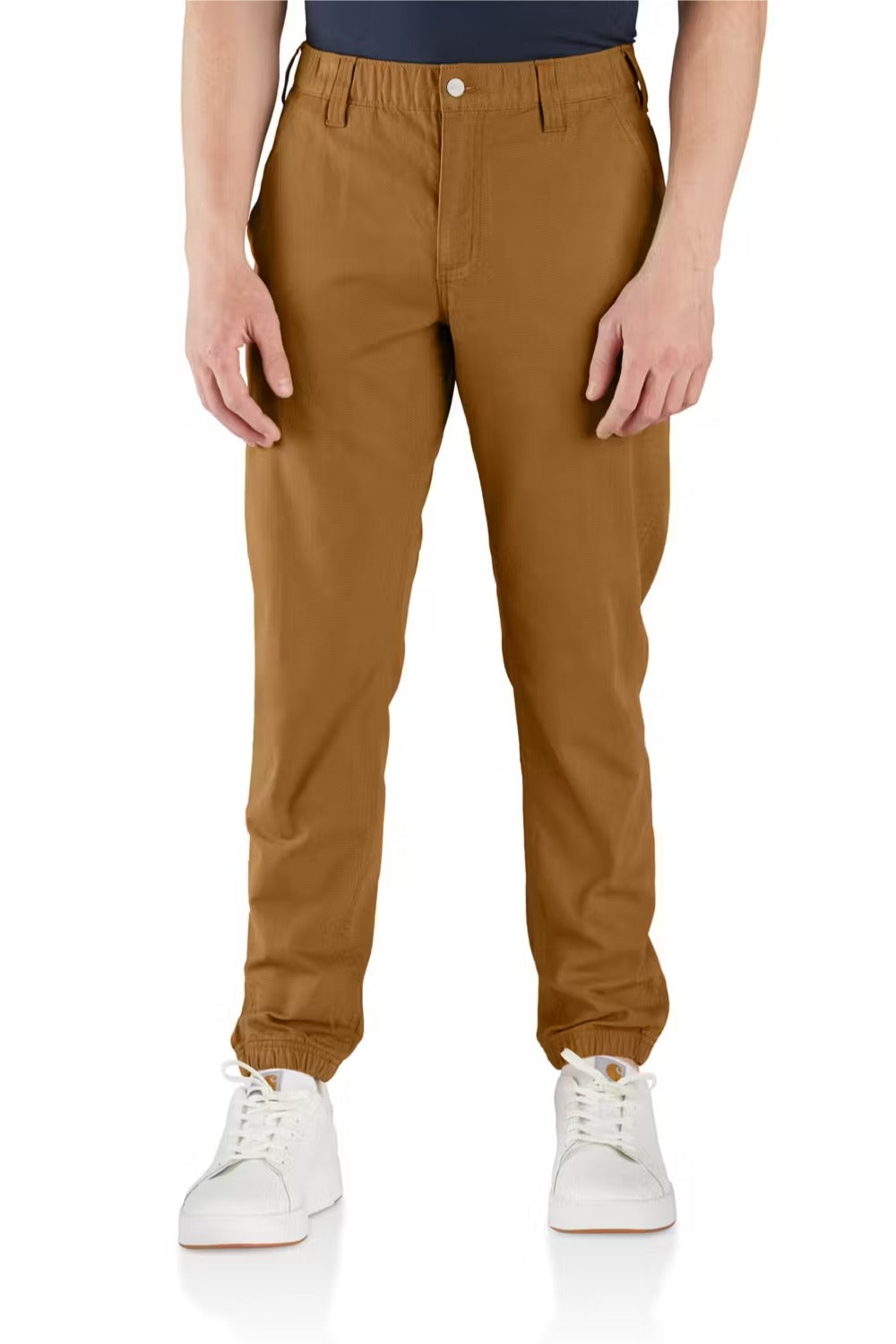 מכנסי חצי סרבל בגזרת Relaxed - חום CARHARTT