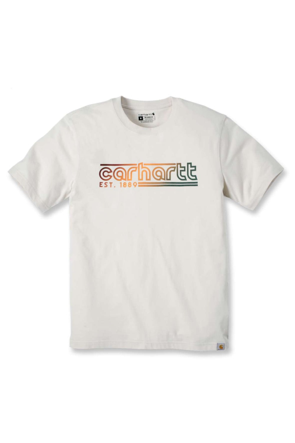 טישירט עם הדפס לוגו - לבן CARHARTT