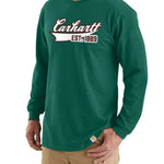 טישירט עם הדפס גרפי - ירוק CARHARTT