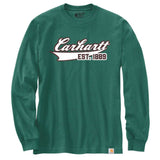 טישירט עם הדפס גרפי - ירוק CARHARTT