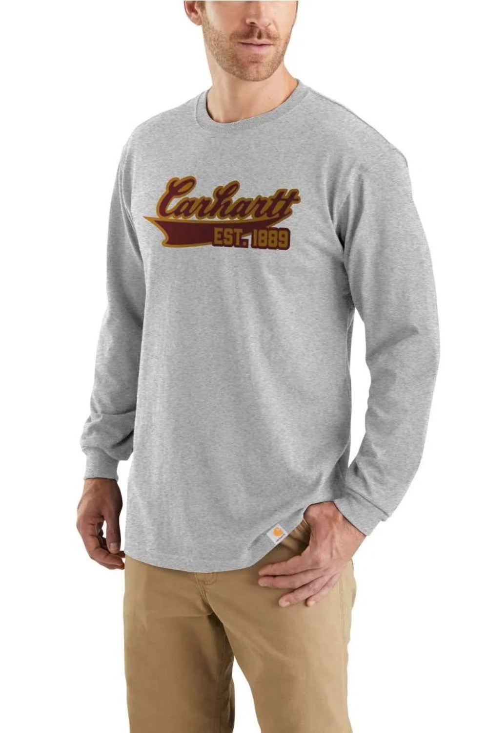 טישירט עם הדפס גרפי - אפור CARHARTT