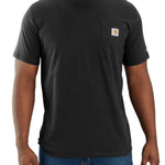 טישירט ®FORCE עם כיס ולוגו - שחור CARHARTT