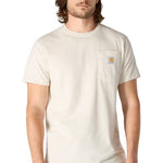 טישירט ®FORCE עם כיס ולוגו - שמנת CARHARTT