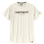 טישירט FORCE® עם לוגו קדמי - לבן CARHARTT