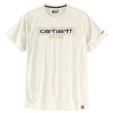 טישירט FORCE® עם לוגו קדמי - לבן CARHARTT