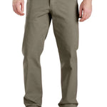 מכנסי חצי סרבל מבד דאק - חום CARHARTT