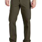 מכנסי חצי סרבל מבד דאק - זית CARHARTT