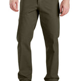 מכנסי חצי סרבל מבד דאק - זית CARHARTT