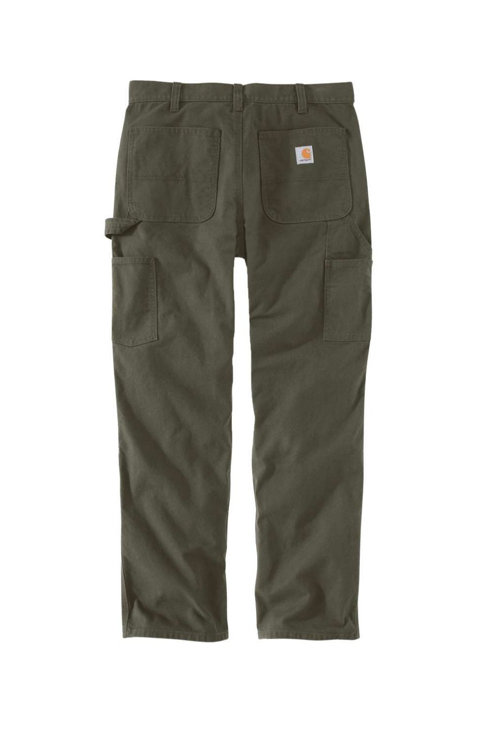 מכנסי חצי סרבל מבד דאק - זית CARHARTT