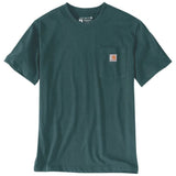 טישירט עם כיס ולוגו - ירוק CARHARTT