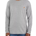 טישירט שרוול ארוך עם כיס FORCE - אפור CARHARTT