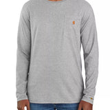 טישירט שרוול ארוך עם כיס FORCE - אפור CARHARTT