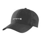 כובע מצחייה מקנבס עם לוגו רקום - שחור CARHARTT