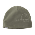 כובע גרב מפליס עם לוגו - זית CARHARTT