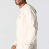 טישירט שרוול ארוך עם כיס ולוגו - שמנת CARHARTT