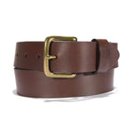 חגורת עור עם אבזם - חום CARHARTT