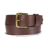 חגורת עור עם אבזם - חום CARHARTT