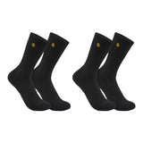 מארז 2 זוגות גרביים Force - שחור CARHARTT