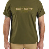 טישירט FORCE® עם לוגו קדמי - ירוק CARHARTT
