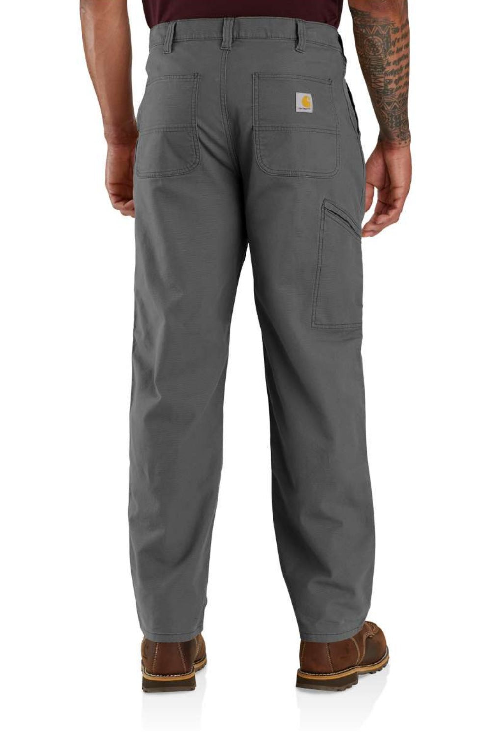 מכנסי חצי סרבל ריגבי Loose Fit - אפור CARHARTT