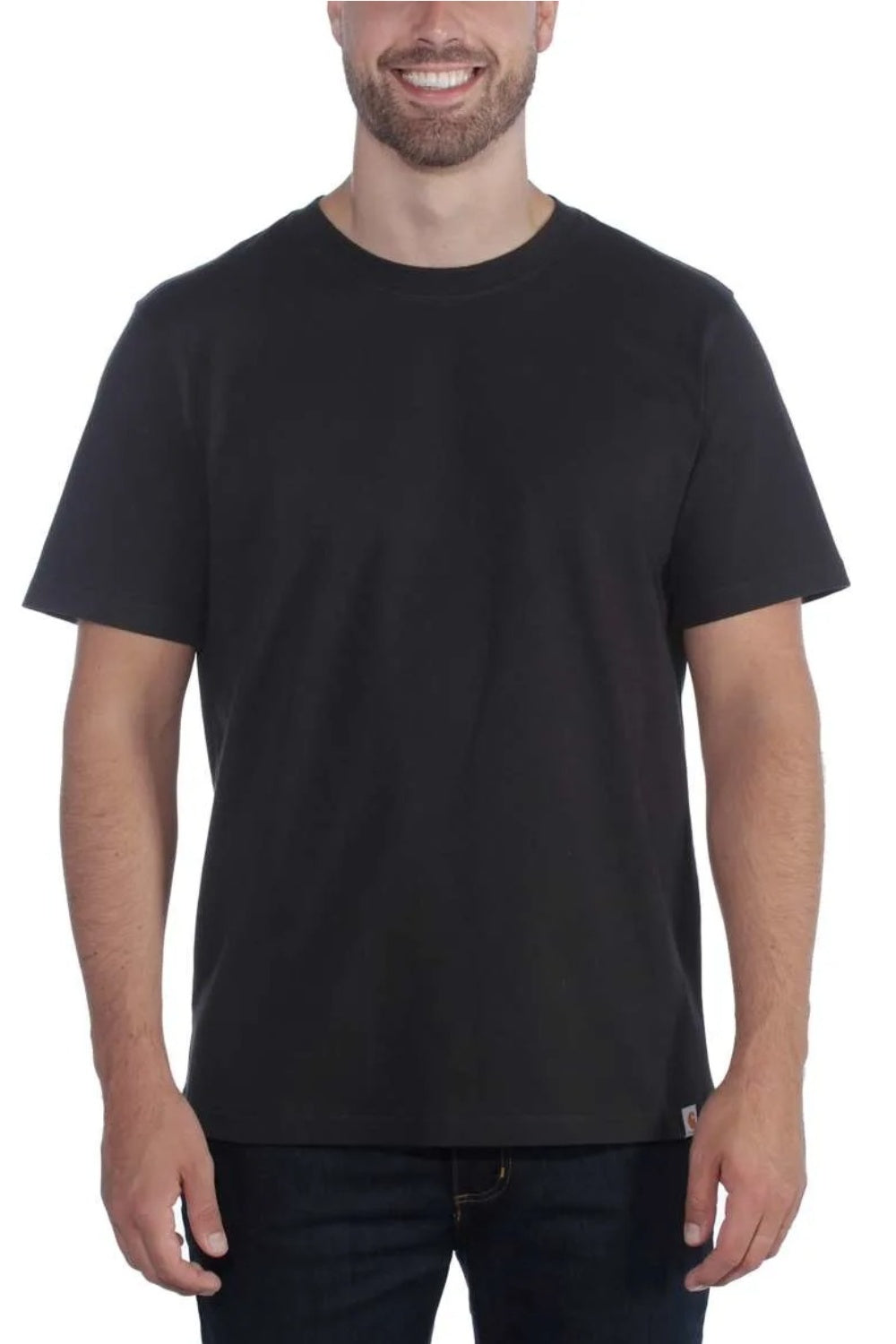 טישירט בייסיק מכותנה עבה - שחור CARHARTT