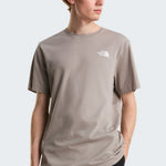 טישירט עם הדפס Evolution Box - אפור The North Face