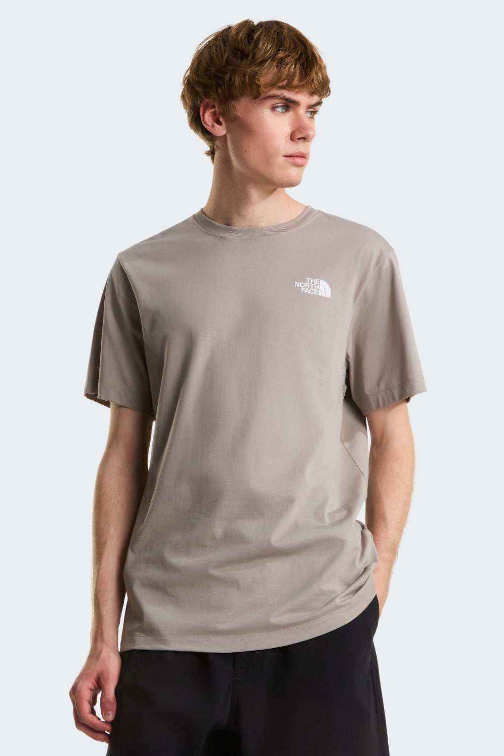 טישירט עם הדפס Evolution Box - אפור The North Face