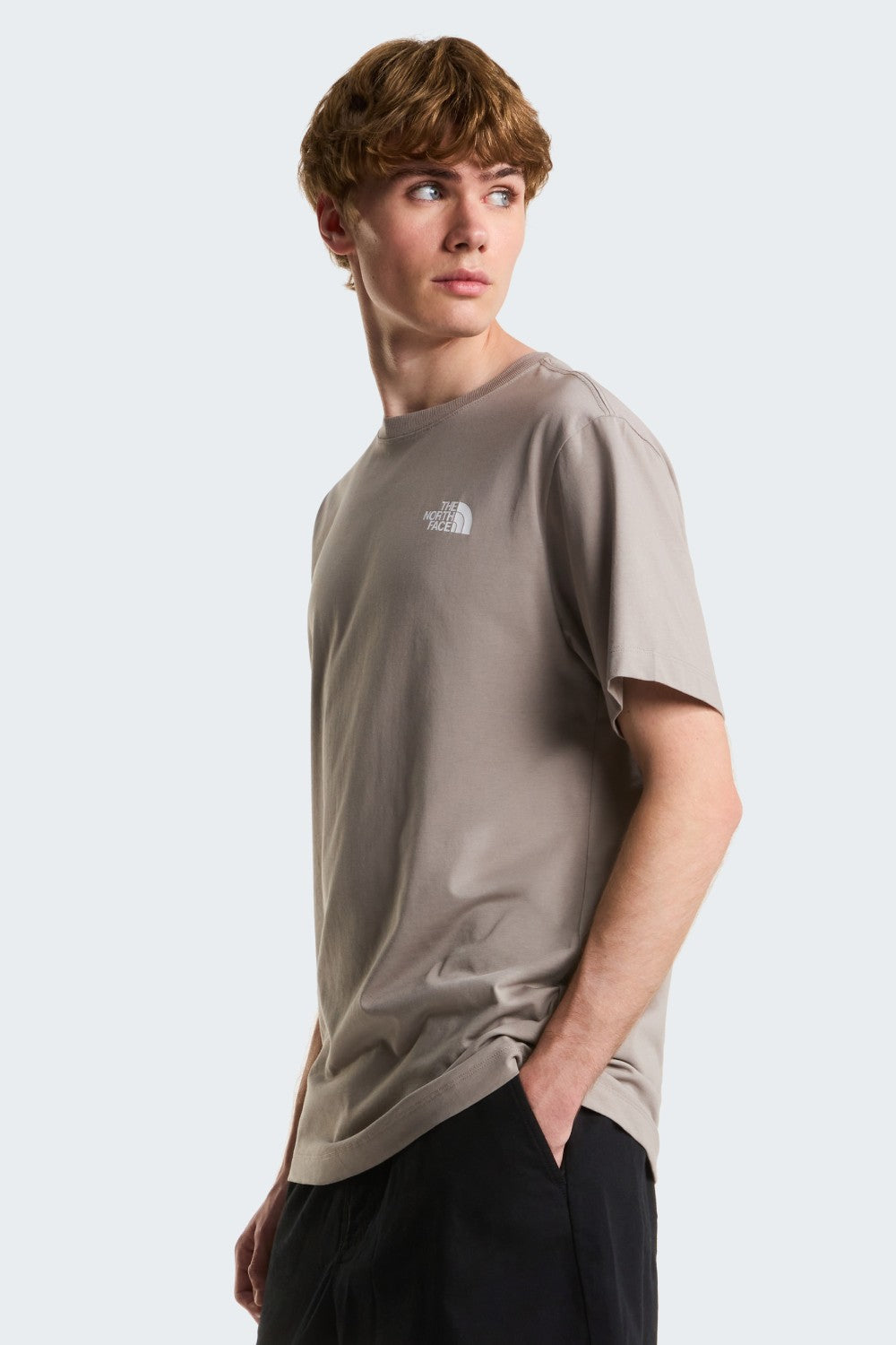 טישירט עם הדפס Evolution Box - אפור The North Face